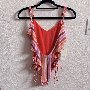 MAAJI multicolour one-piece swim. Reversible💗